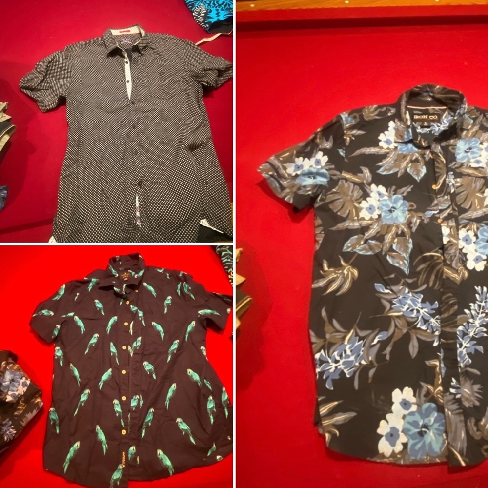3 shirt bundle. Men’s Large. Short sleeve.